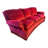 1970s velvet sofa