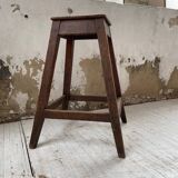 High oak workshop stool