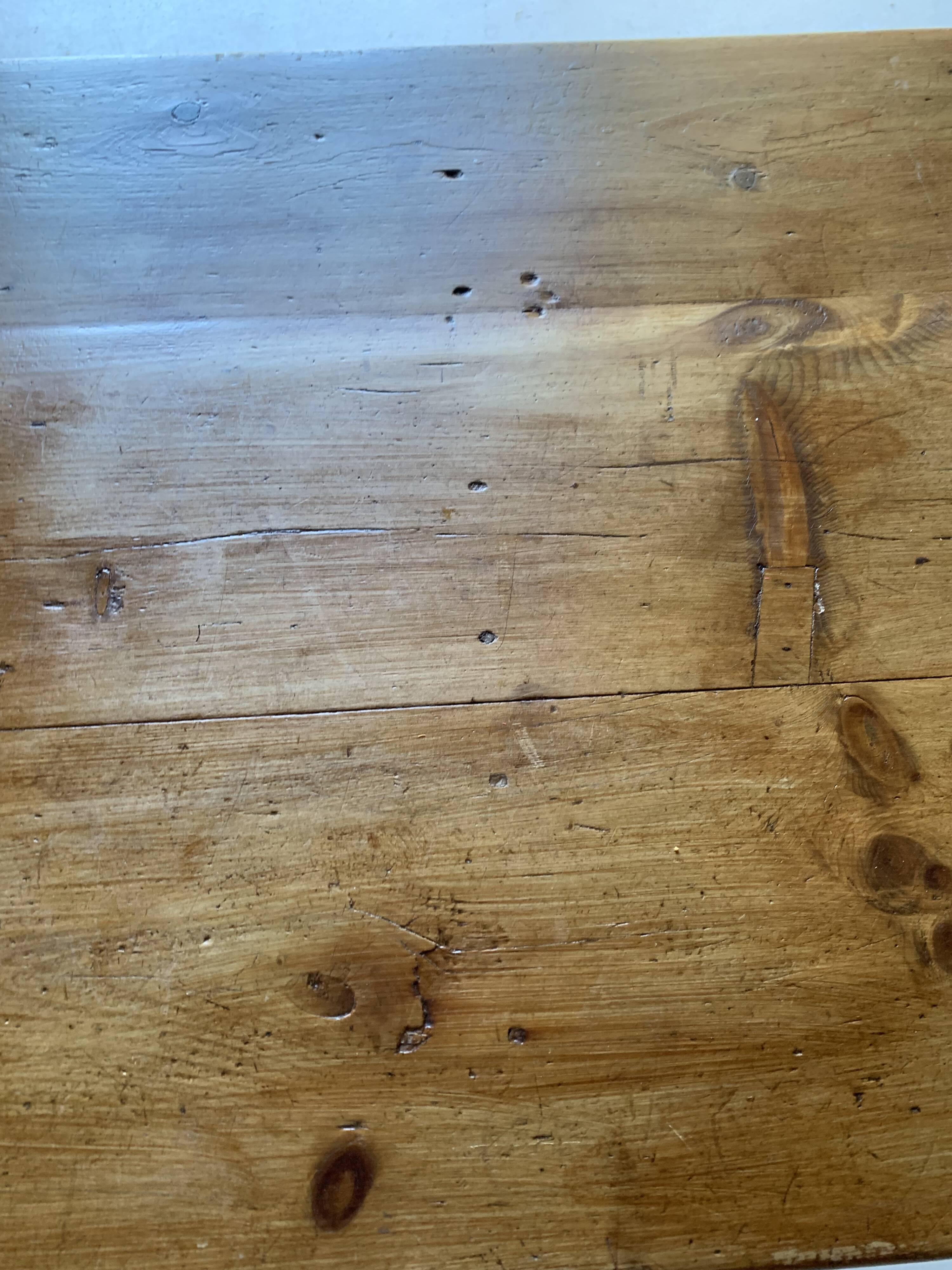 Pine farmhouse table