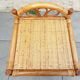 Rattan and bamboo bedside table