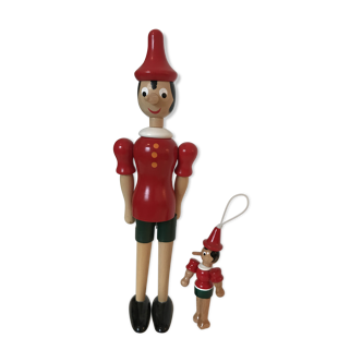 Wooden Pinocchio duo