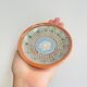 Romanian handicraft ceramic plate