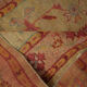 Antique oushak handwoven wool persian rug- 106x186cm