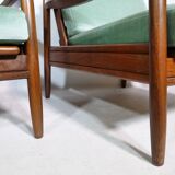 Mid-Century Design Teak Lounge Chairs from Denmark, Set of 2, 1960s