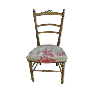 Chaise basse de style Louis XVI