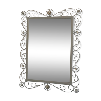 60x80cm wrought iron mirror