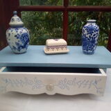 Old wooden shelf with drawer