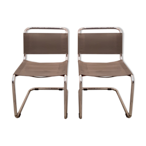 pair of leather chairs