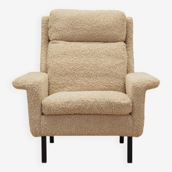 Beige armchair, Danish design, 1960s, designer: Arne Vodder, manufacturer: Fritz Hansen