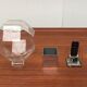 German Vintage Lamps Space Chrome and Glass by Motoko Ishii for Staff
