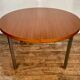 Round table with teak extension design Pierre Guariche edition Huchers Minvielle 1960
