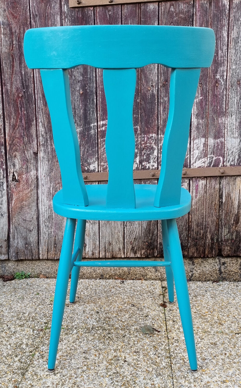 Pair of bistro chairs, Louisiana model, wooden, Baumann, 70s