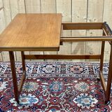 English teak folding nesting table from the 70s