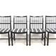 Set de 4 chaises en hêtre, Suède, 1960