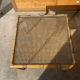Bamboo and glass table