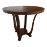 Art deco round pedestal table