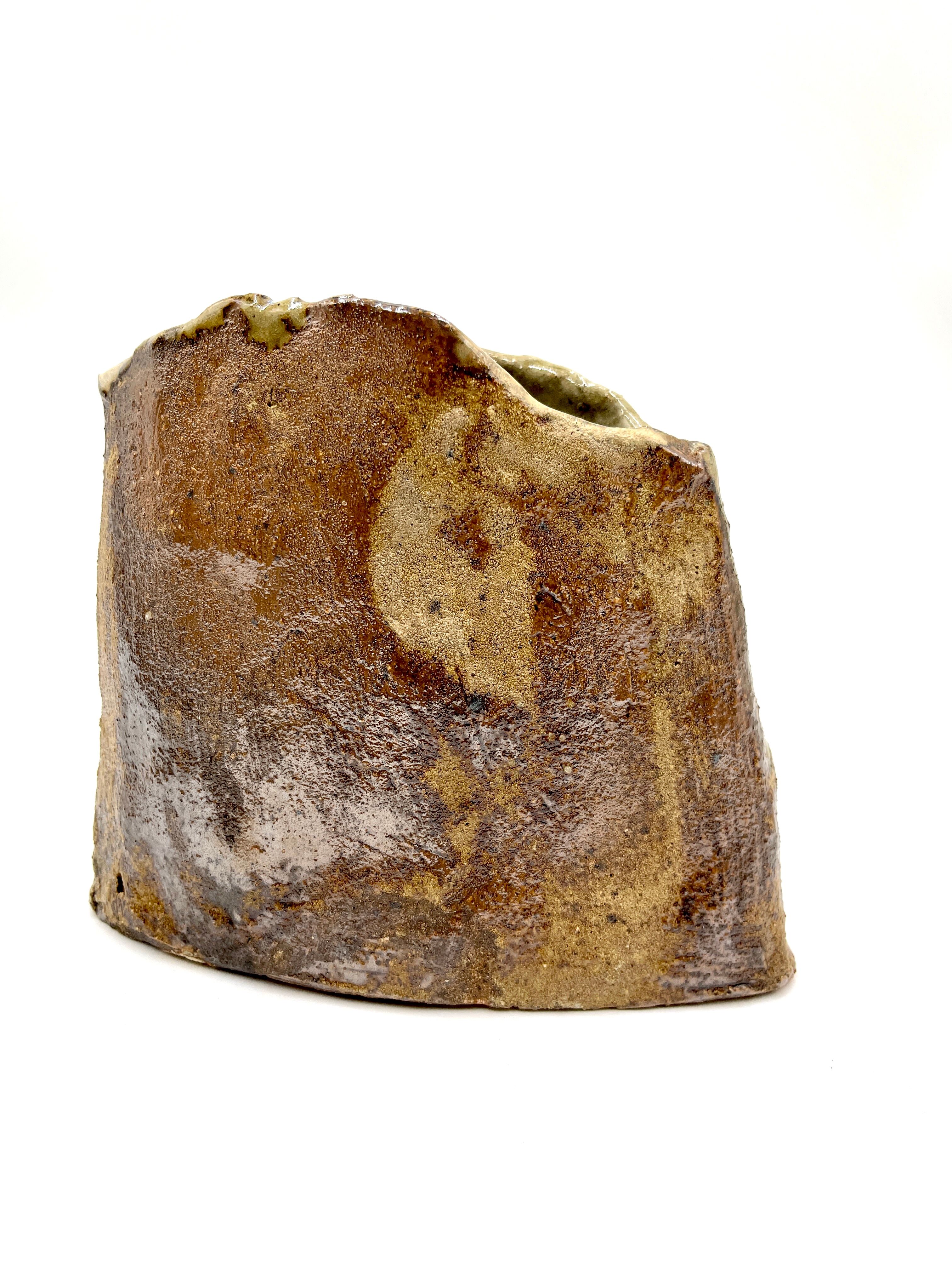 Vase des Claude Gaget en gres la borne des années 70