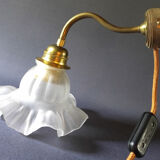 Tulip frosted glass wall lamp