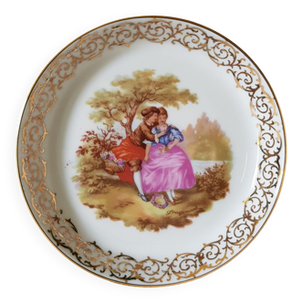 Assiette creuse Gloria porcelaine fine Fragonard