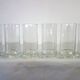 Set of 6 original big-footed glasses from the 70s