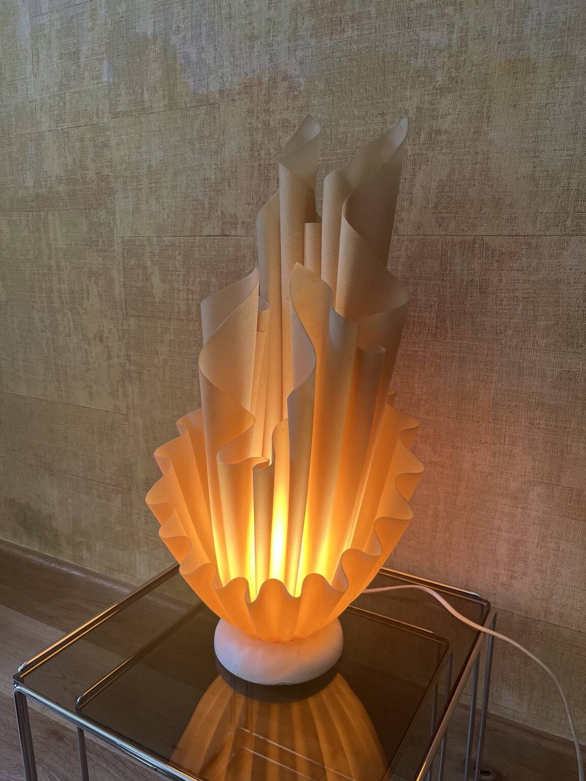Corolle lamp by Georgia Jacob, France 1970s