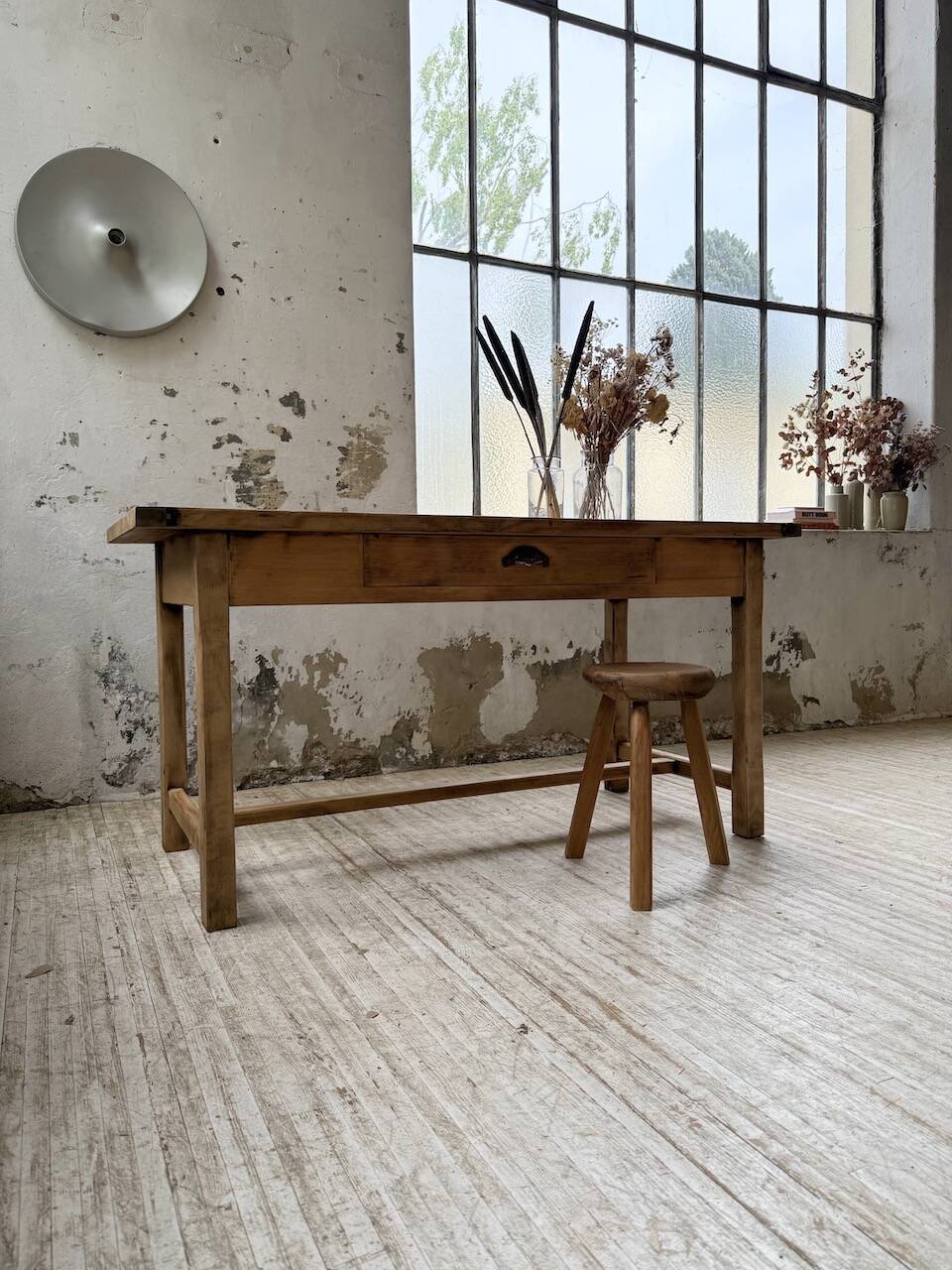 Farm table in pine, 1950s