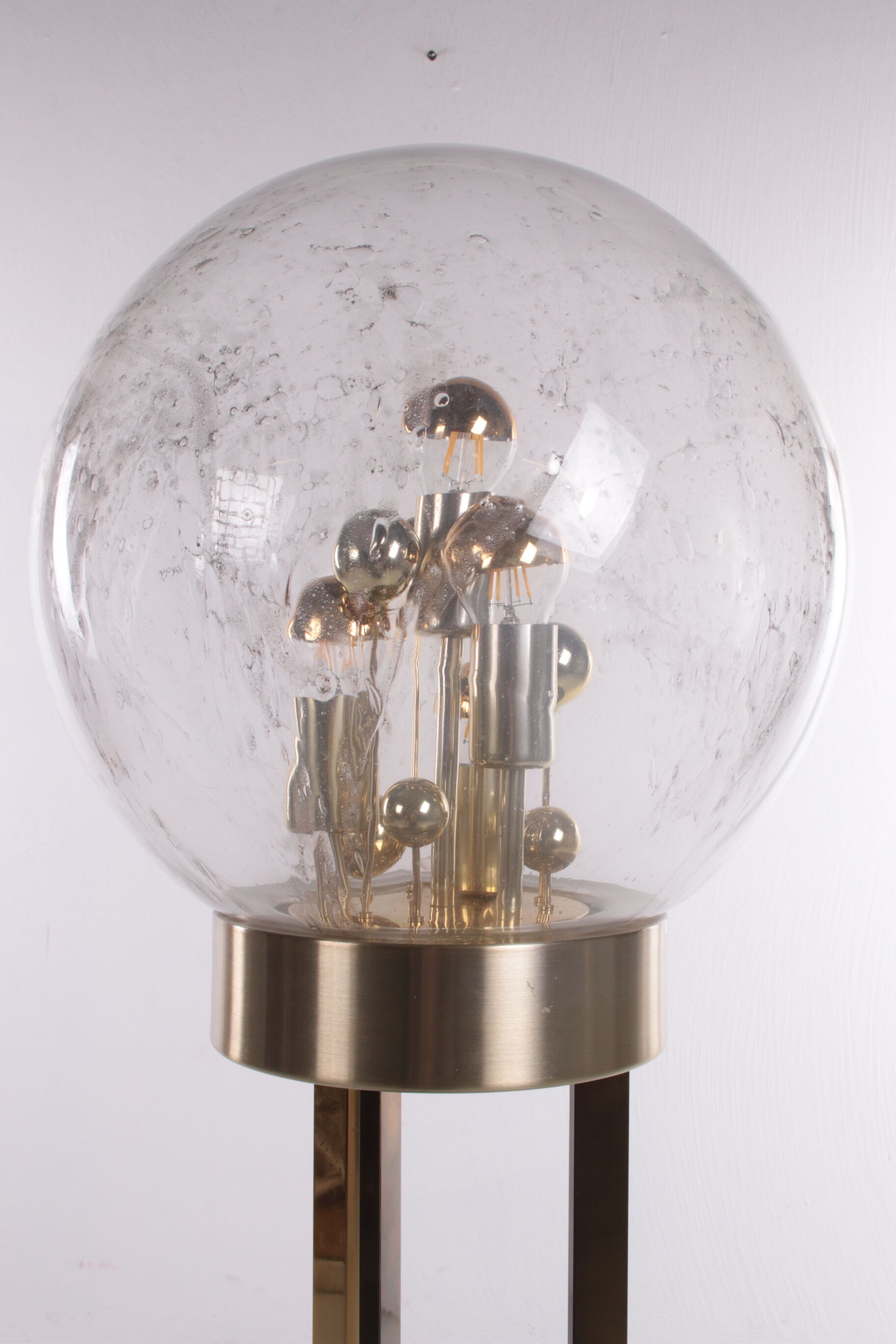 Sputnik floor lamp by Doria Leuchten Germany 1970s
