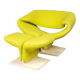 A 20thC RIBBON CHAIR & FOOTSTALL BY PIERRE PAULIN FOR ARTIFORT, FRANCE