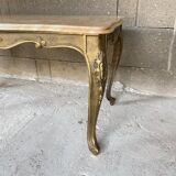 Onyx coffee table base vintage brass 1950