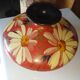 Ceramic vase painted by Louis Giraud, Vallauris, circa 1930