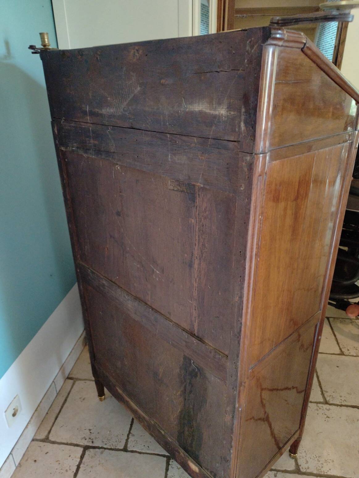 Stamped XVIII century Louis XVI secretary