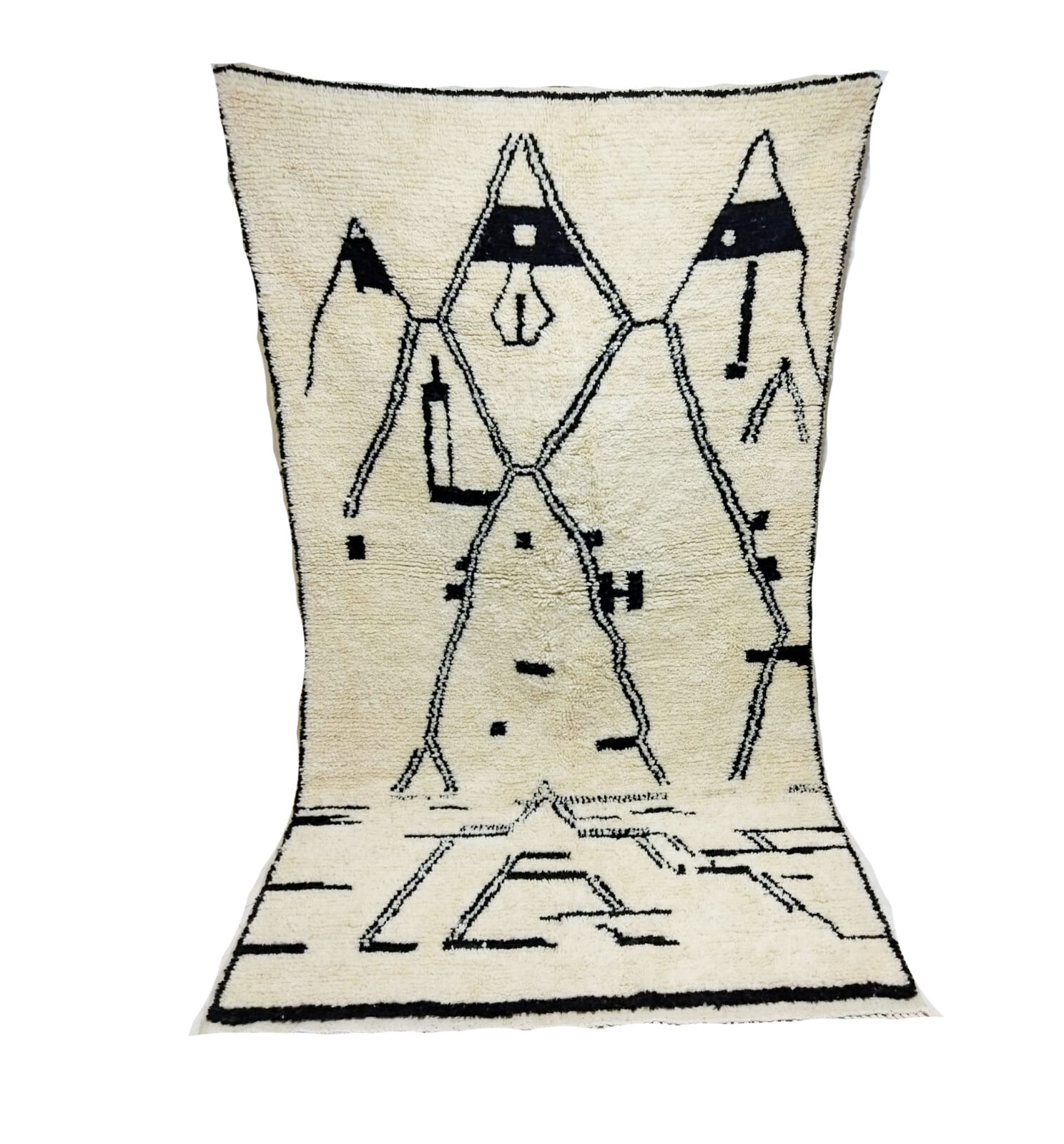 Berber mountain carpet 242 X 138 CM