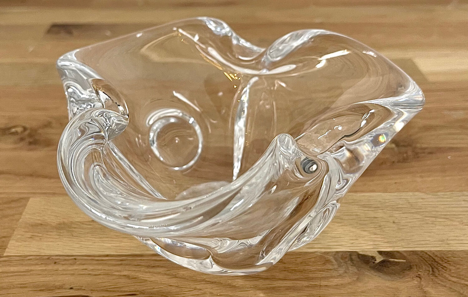 Empty crystal pocket of Sevres