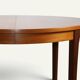 Table ronde extensible vintage en teck, années 70