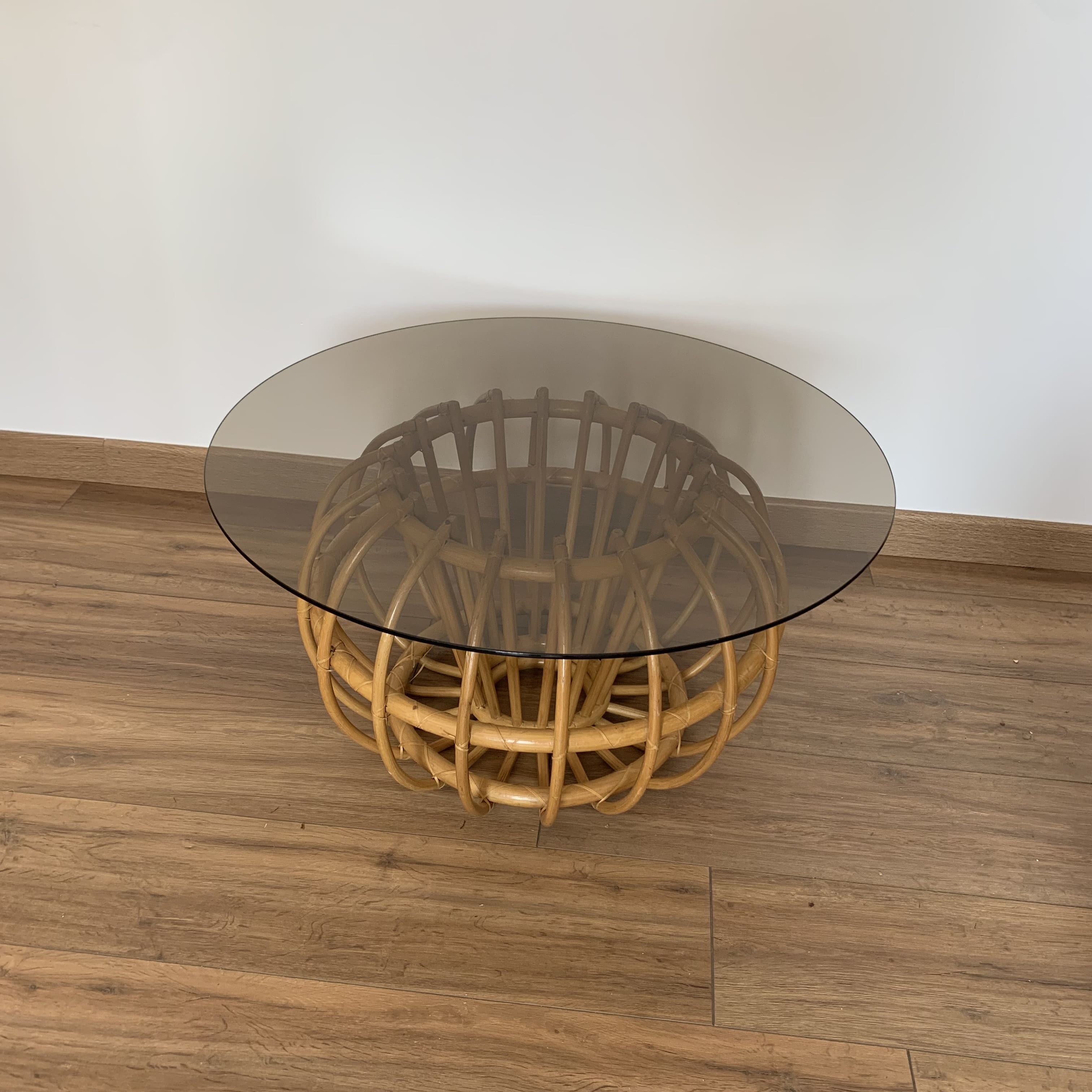 Rattan coffee table