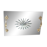 Bandeja de cristal. España, 1940s.