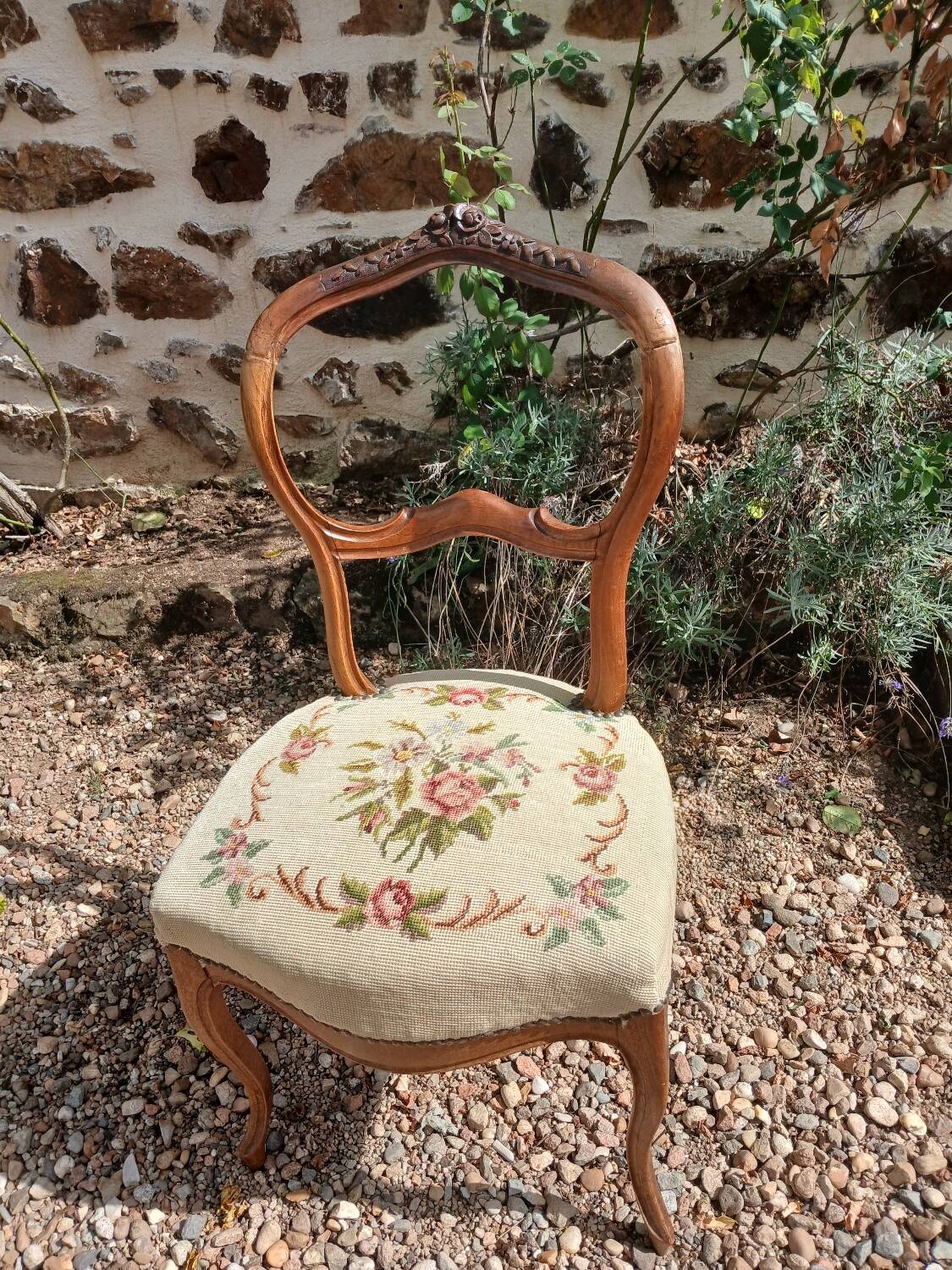 Antique upholstered chair