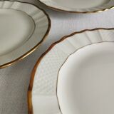 « Pallas » - 6 assiettes à dessert en porcelaine Limoges Balleroy & Cie