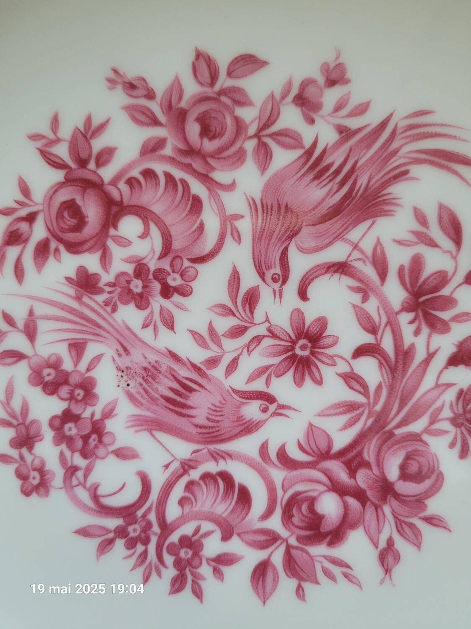 6 antique plates Hertel Jacob