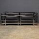 3 fauteuil grand confort, deux places cassina sofa. le corbusier