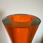 Grand vase soliflore verre Murano vintage