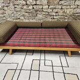 Vintage chaise longue daybed 1960"