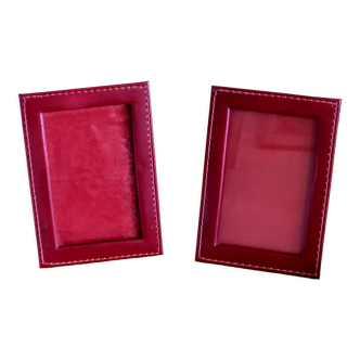 Pair of red frames