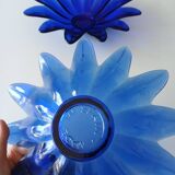 Deux vases, vintage, bleu cobalt, vide-poche, plateau decoratif, plat de table, plat de présentation