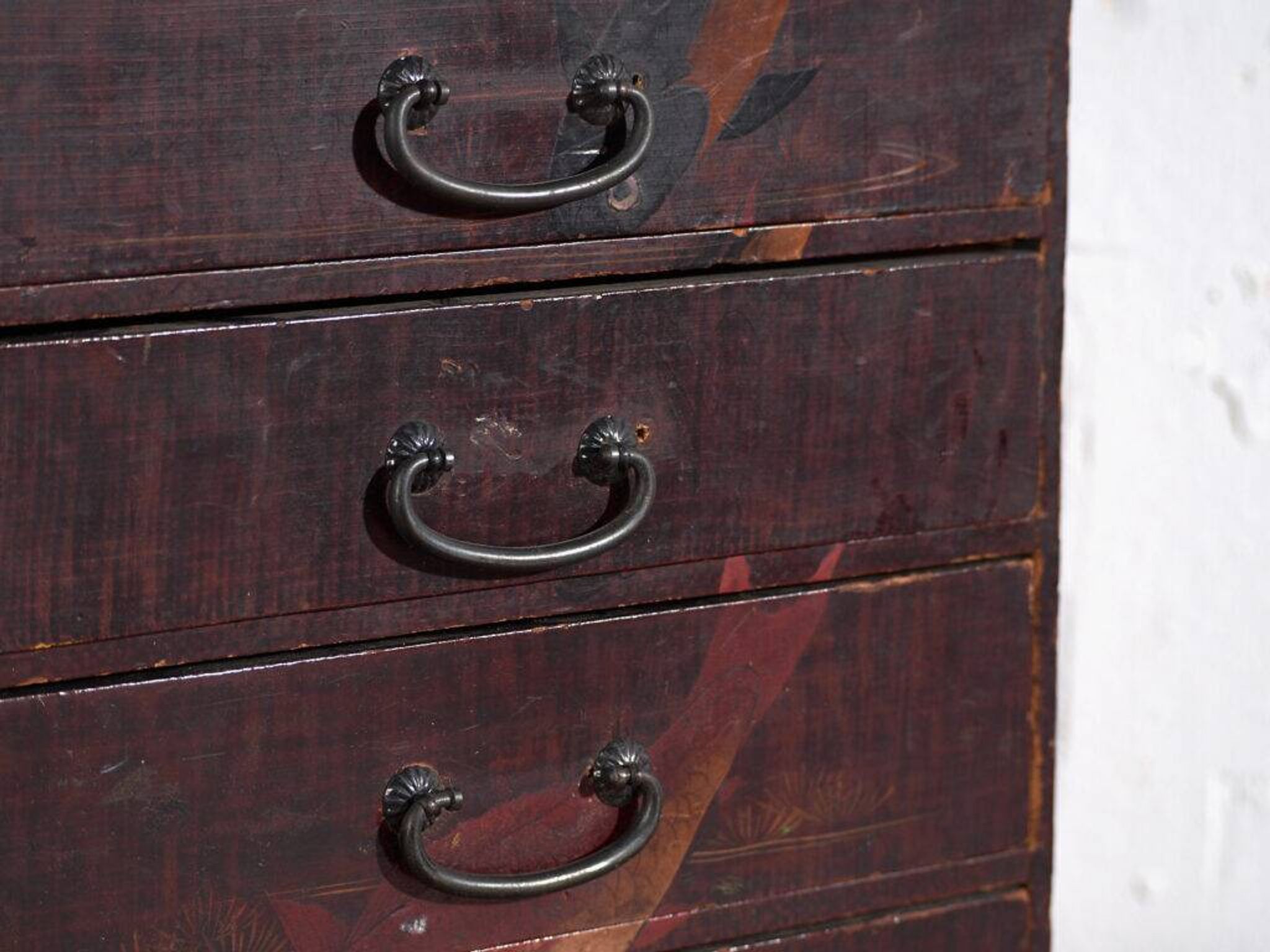 Antique Japanese lacquered kodansu with five drawers – Japan, circa 1900