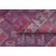 Vintage Turkish Vintage Oushak Pink Purple Runner Rug 88x291