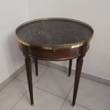 Table bouillotte en acajou