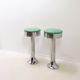 Pair of vintage retro stools from the 1950s.