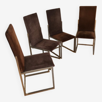 Set de 4 chaises vintage 70s