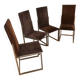 Set de 4 chaises vintage 70s